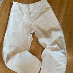 Nili Lotan White Shon Pants, Sz 4